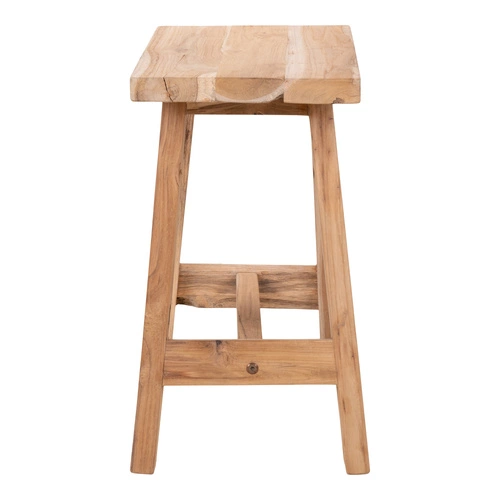 Dřevěná stolička Barcelona Intesi z přírodního teakového dřeva 45 cm do obýváku a kuchyně skandinávský styl