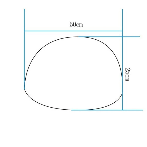 Zahradní lampa půlkoule ATMOSPHERE L LED RGBW 16 barev 50 cm