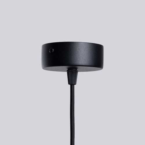 Moderní černý lustr HALO 6 stropní svítidlo do obýváku a jídelny hliník