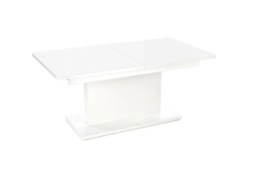 Rozkládací jídelní stůl Setty bílý mat moderní s nastavitelnou výškou Intesi