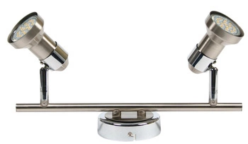 Stropní svítidlo Arkon moderní nastavitelná kovová chromovaná do obýváku a kuchyně