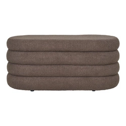 Dartford boucle bench hnědá