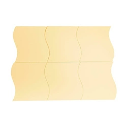 Zrcadlové dekorace Vlna 12 kusů