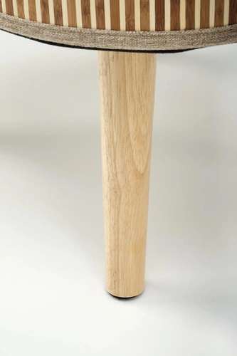 Sada 2 béžových taburetů Coti Intesi s úložným prostorem na vysokých nohách do obýváku a ložnice