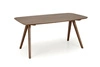 Jídelní stůl Fido 160 cm ořechový moderní obdélníkový, dřevěný, snadno čistitelný Intesi