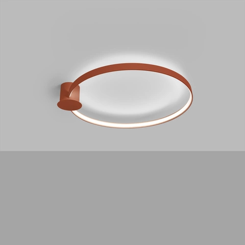 Stropní LED svítidlo RIO 78 kulaté červené moderní do obýváku a kuchyně Thoro