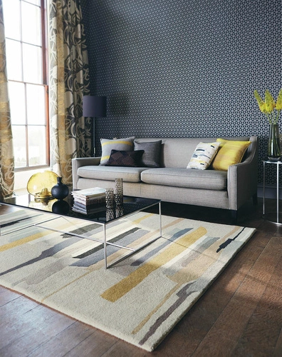 Moderní vlněný koberec Zeal Harlequin 170x240 cm do obýváku ručně tkaný barevný