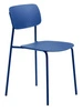 Jídelní a kuchyňská židle Kirkland moderní kobaltová stohovatelná