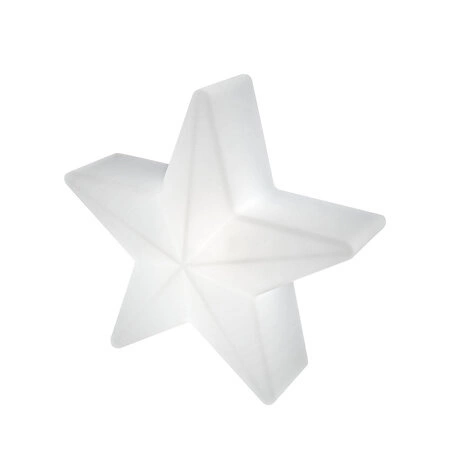 Dekorační zahradní lampa hvězda STAR LED RGBW 16 barev 30 cm