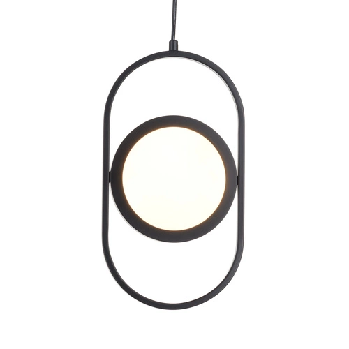 Závěsné LED svítidlo ELIPSE MINI černé moderní do obýváku a jídelny 32 cm Step into Design