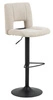 Židle barová Sylvia béžová/černá