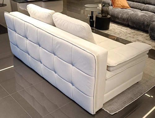 Moderní rozkládací pohovka Mikkeli s funkcí spaní do obýváku modrá dvoumístná