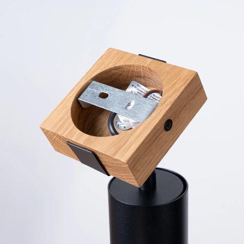 Nástěnné svítidlo FAGER 1 černé moderní s nastavitelným ramenem do obýváku a ložnice SOLLUX