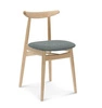 Jídelní židle Fameg Finn dřevěná čalouněná skandinávská na míru