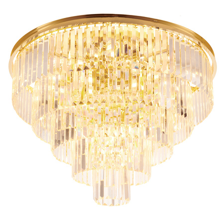 Stropní svítidlo strop SPLENDORE zlatý 80 cm