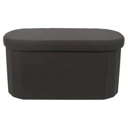 Čalouněná lavice Olaf antracitová se sklopným úložným prostorem do předsíně a ložnice Intesi