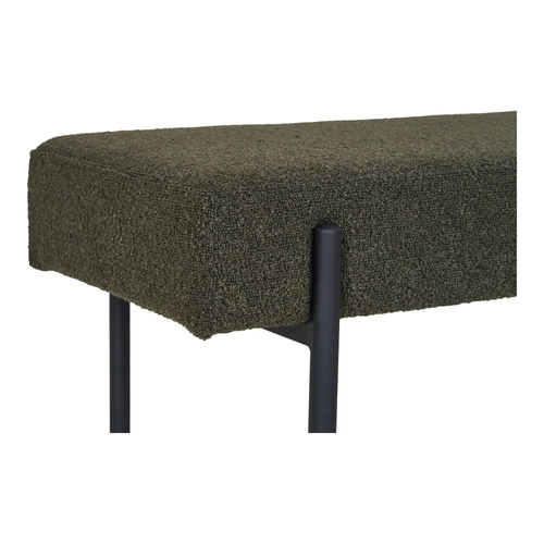 Lavice Swindon boucle zelená/černá