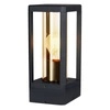 Moderní černé venkovní stojací svítidlo Cissus 27 cm IP54 na zahradu Candellux Lighting