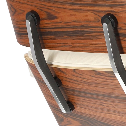 Kožené bílé otočné relaxační křeslo Vip moderní do obývacího pokoje ve stylu Lounge Chair