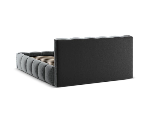 Čalouněná postel Lupine 180x200 šedá s úložným prostorem moderní glamour do ložnice