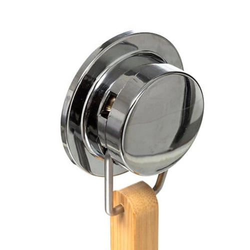 Bambusový koupelnový nástěnný háček s kovem na přísavku boho 5five