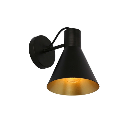 Nástěnné svítidlo More černé matné moderní kovové do obýváku a ložnice CANDELLUX