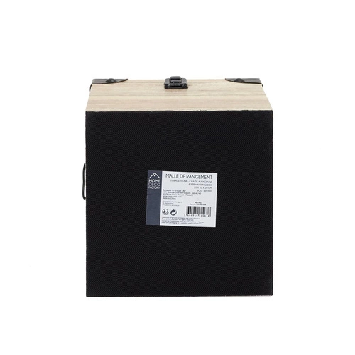 Sada 3 krabic na skladování s dřevěným efektem