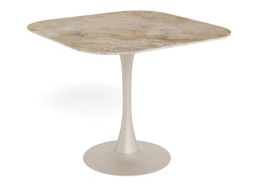 Jídelní stůl Malta Actona čtvercový moderní hnědá keramika 90x90