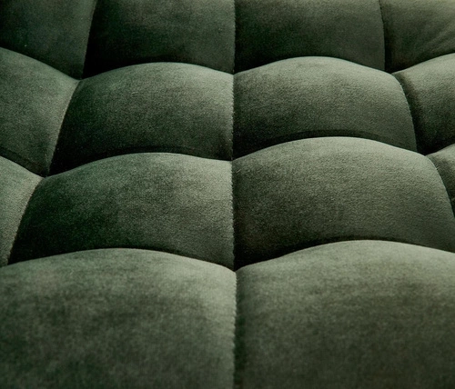 Barová židle Plaid zelená sametová s opěrkou otočná výškově nastavitelná moderní do kuchyně Intesi