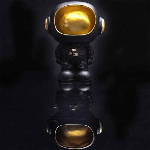 Figurka Astronauta s funkcí ukládání černá/zlatá