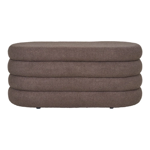 Dartford boucle bench hnědá