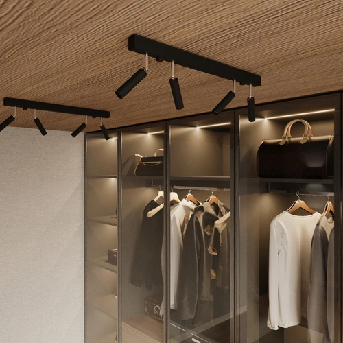 Nástěnné svítidlo EYETECH černé moderní kovové Sollux Lighting do obýváku a ložnice