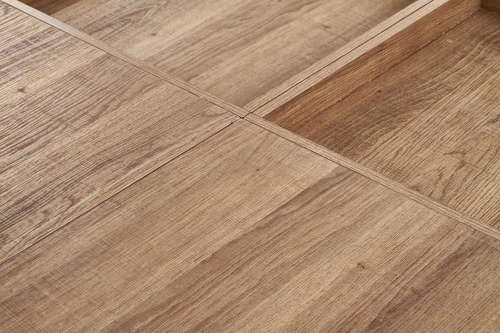 Obdélníkový konferenční stolek loftový ořech medový s úložným prostorem do obýváku Intesi