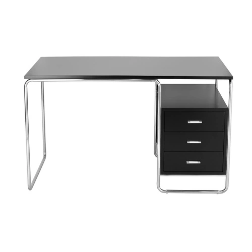 Psací stůl Thon černý moderní se zásuvkami do pracovny a kanceláře 120x60 cm Intesi