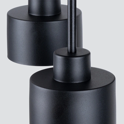 Stropní svítidlo SAVAR 3 černé moderní kovové do obýváku a kuchyně E27 trojramenné