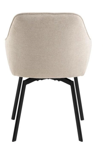 Otočená čalouněná židle Clara Actona béžová s područkami do jídelny a obýváku