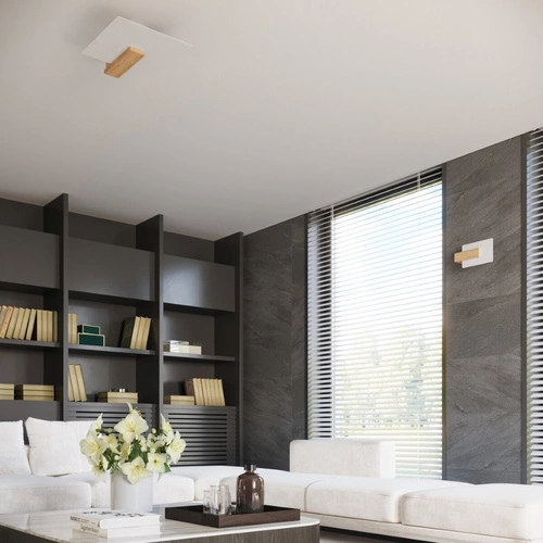 Nástěnné svítidlo LAPPO dřevěné skandinávské přírodní do obýváku a ložnice SOLLUX LIGHTING