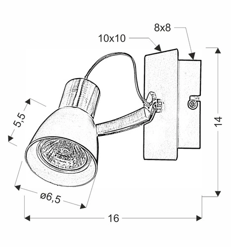 Nástěnné svítidlo Markus černé měděné nastavitelné kovové moderní do obýváku a ložnice