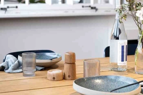 Crush Grind Stockholm dřevěný mlýnek na sůl a pepř 11 cm moderní dub