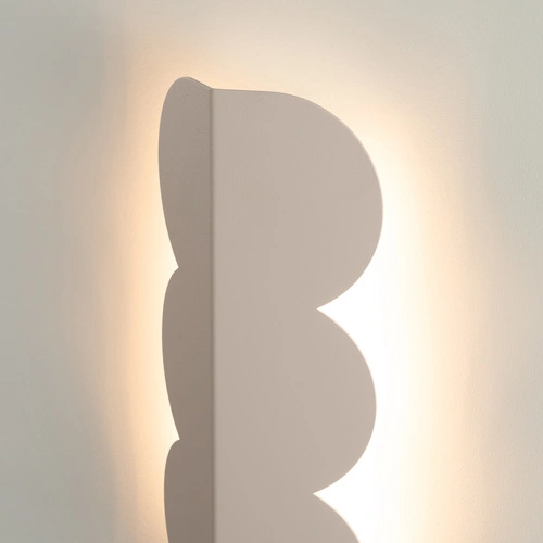 Nástěnné svítidlo BISCUIT taupe moderní do obýváku a ložnice