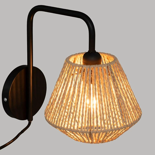 Nástěnná lampa Jily přírodní/béžová