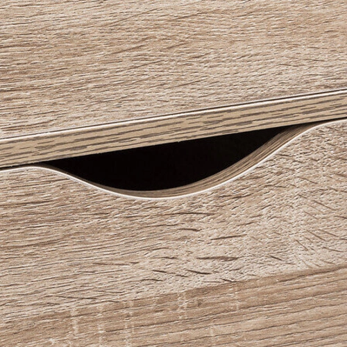 Vysoká komoda se zásuvkami Kali 100 cm skandinávská do ložnice a obýváku přírodní