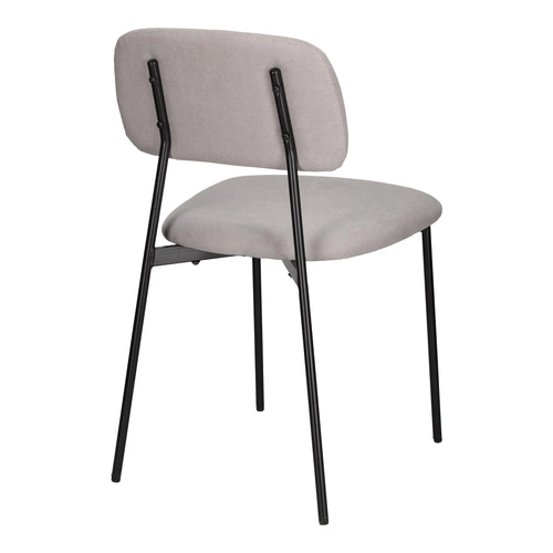 Sada 4 světle šedých židlí Esther