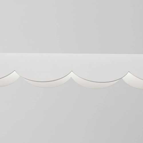 LED stropní svítidlo BISCUIT bílé moderní s nastavitelnou výškou do obýváku a jídelny