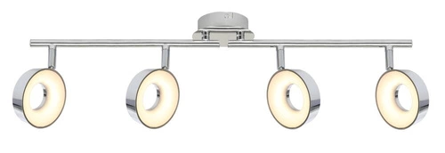 Stropní světelný pás Isla 4x4W LED chrom 3000K