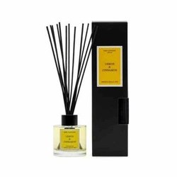 Cereria Molla Santiago aroma difuzér s tyčinkami Lemon and Cinnamon do bytu 100ml