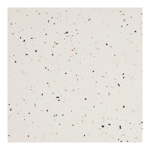 Konferenční stolek Bonn kulatý 70 cm béžový terrazzo moderní do obýváku