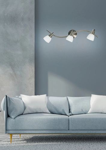 Stropní svítidlo Selia 3x40W G9 nikl mat/chrom bílá (bž)
