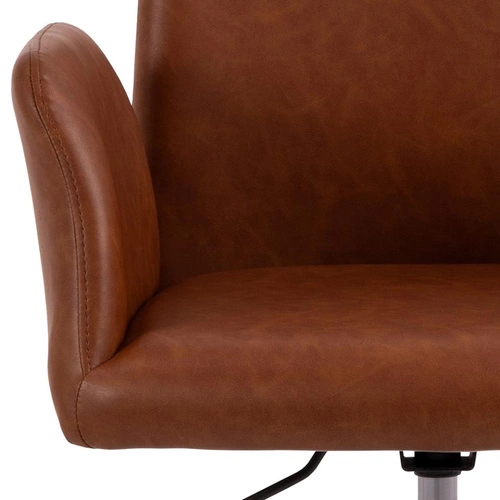 Kancelářské křeslo Naya hnědé PU