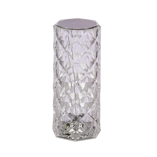 Stolní lampa BRILLO H-21,5cm čirá 2W LED USB 3000, 4000, 6000K TOUCH ME